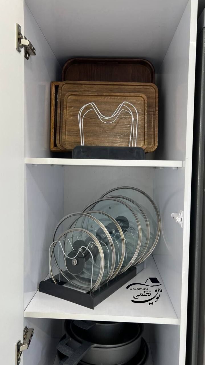 استند کشویی قابلمه و درب قابلمه