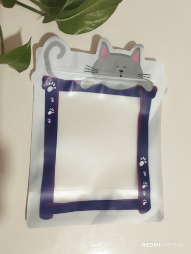 زیپ کیپ فانتزی طرح گربه طوسی