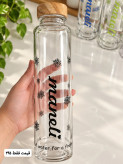 بطری درب چوبی استوانه